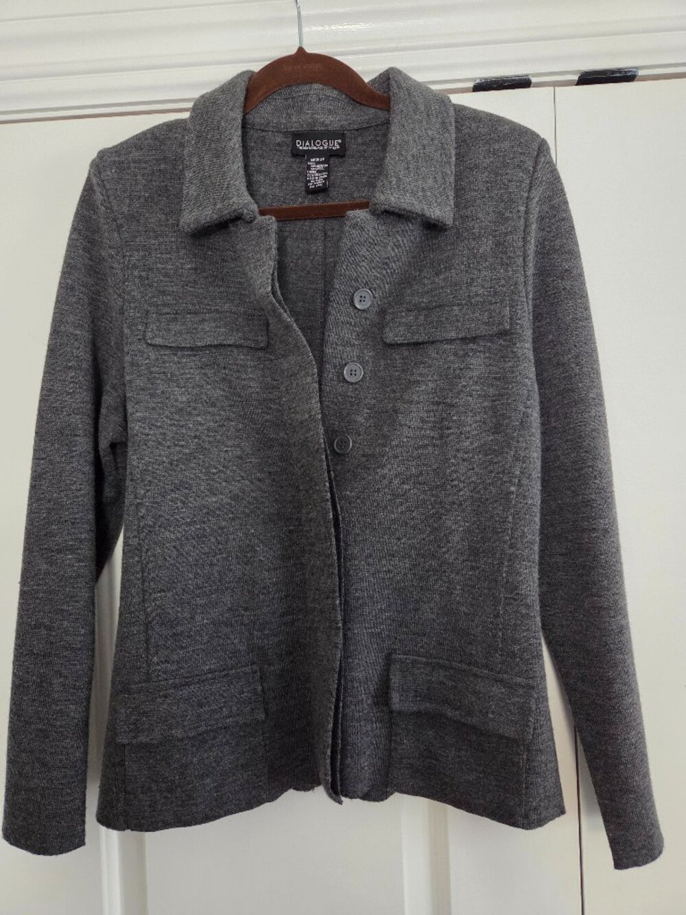 Dialogue Sweater Jacket